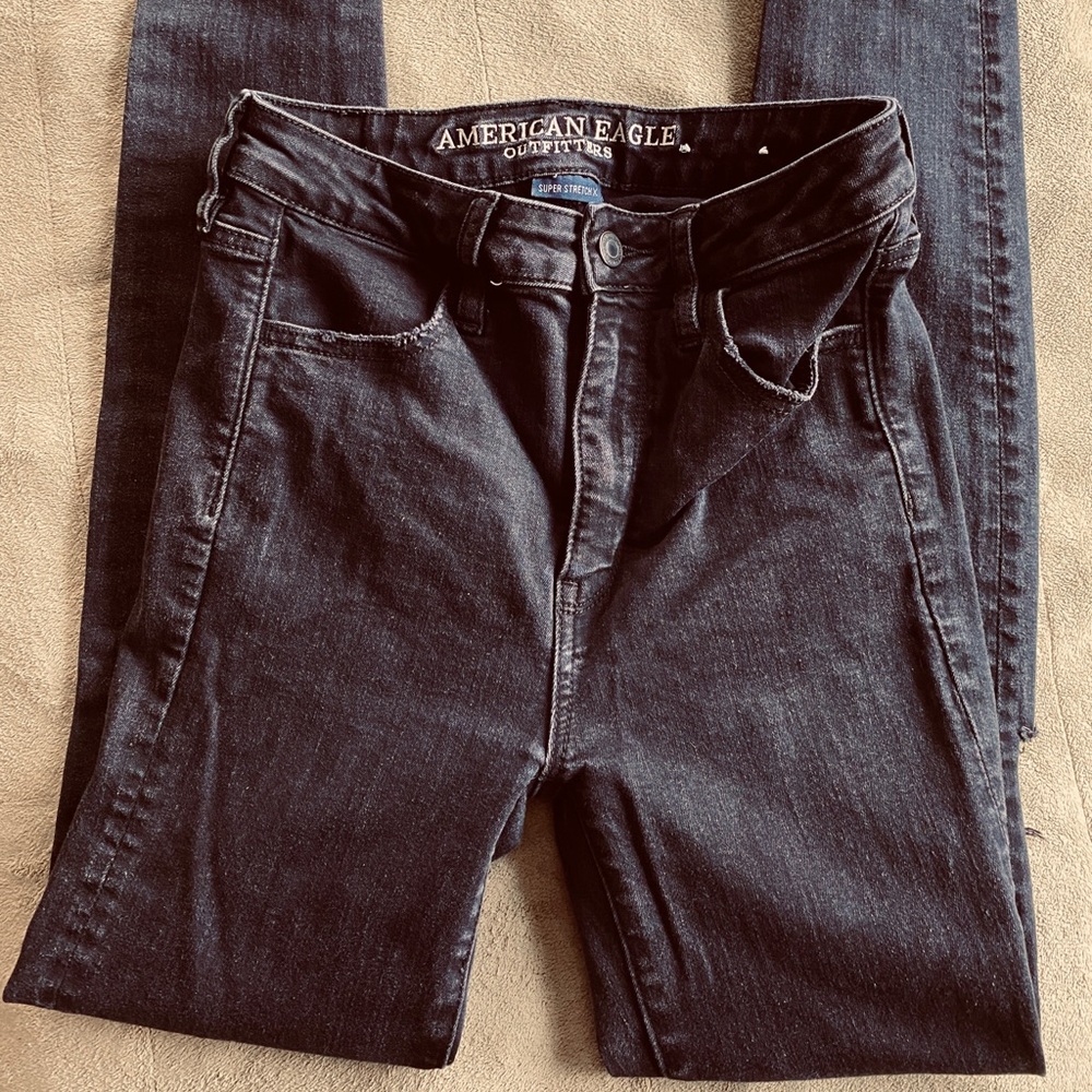 AEO Super High Rise Jegging sz 2